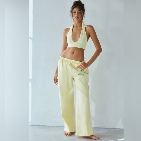 Urban Outfitters Pants - Out From Under Ashton cotton straight-leg pant